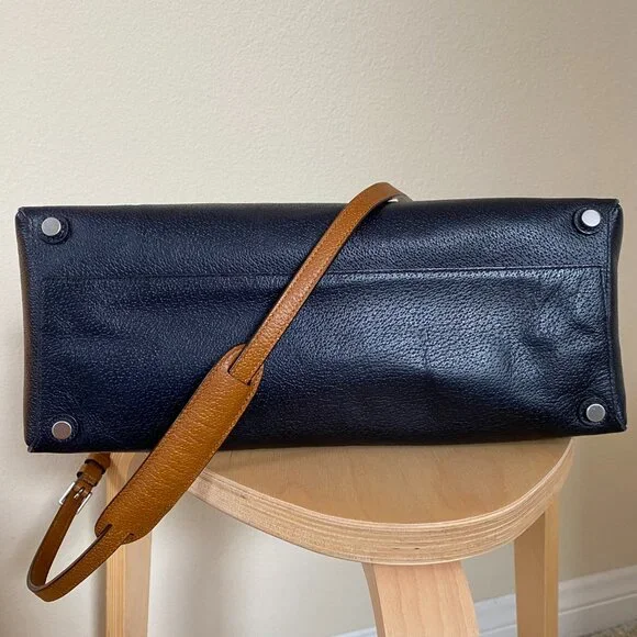 Authentic Coach Colorblock Leather Satchel - Picture 6 of 15